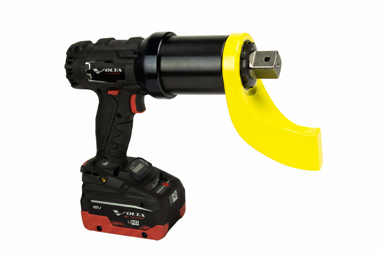 VT-1000 1" SD Battery-Powered Torque Wrench Kit  (240-1000lbf-ft)